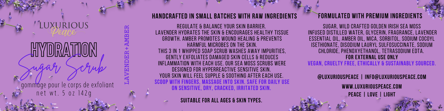 Whipped Soap Sugar Scrubs