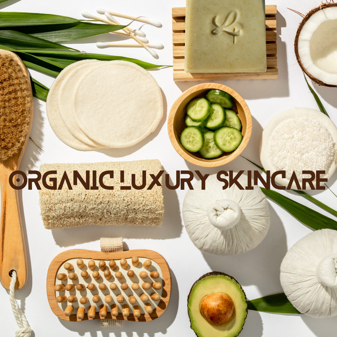 Organic soap and skincare tools